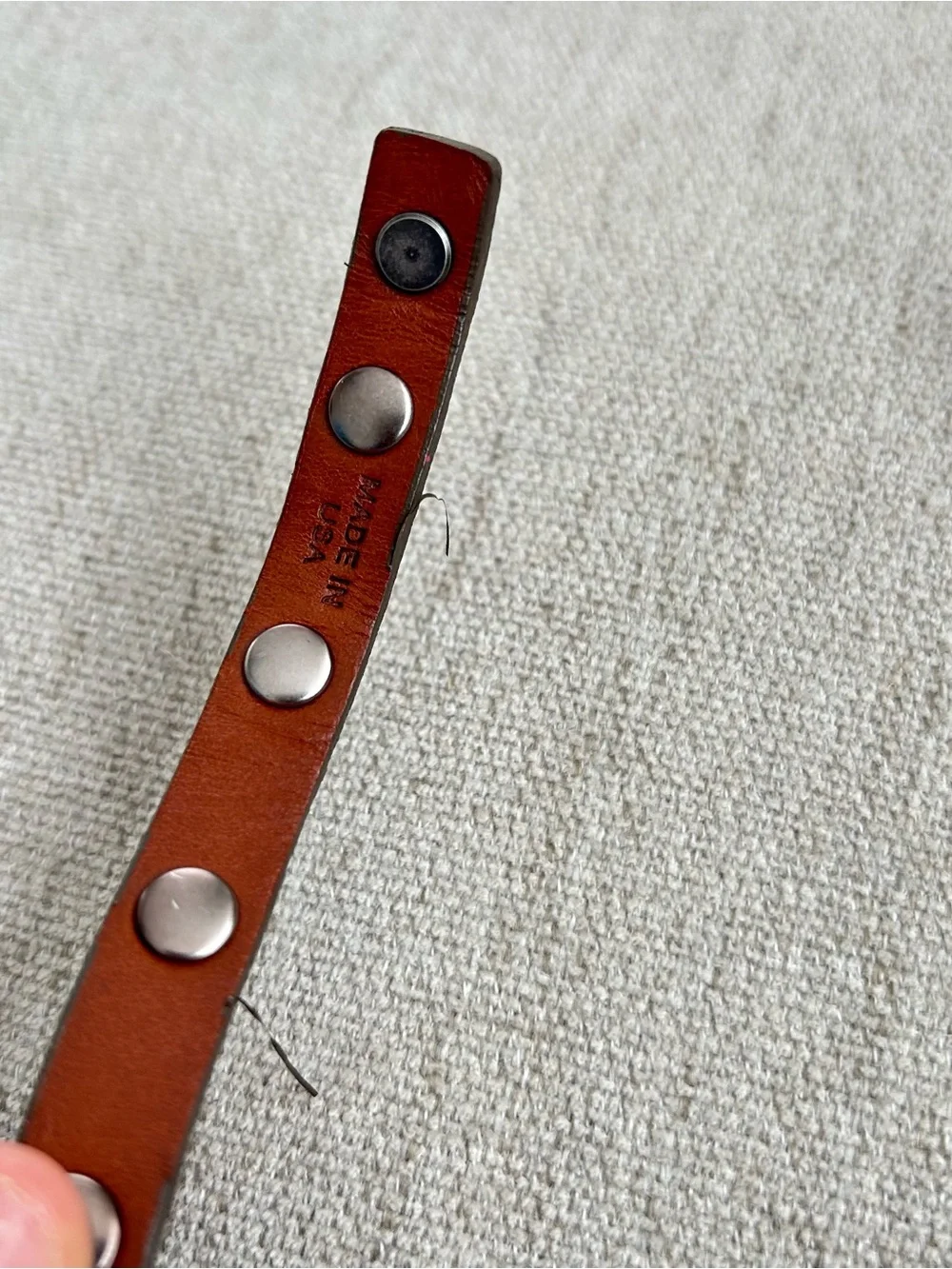 Tory Burch Brown Leather Wrap Bracelet